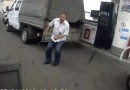 В России разыскивают мужика, чудом увернувшегося от автобуса