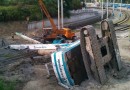 В Севастополе рухнула сваебойная установка