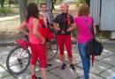 Севастополь заполонили “красные” велосипедистки