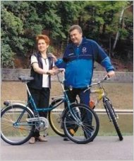 Виктор Янукович с первой леди Украины